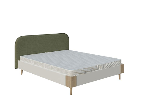 Кровать 80х200 Lagom Plane Chips - Оригинальная кровать без встроенного основания из ЛДСП с мягкими элементами.